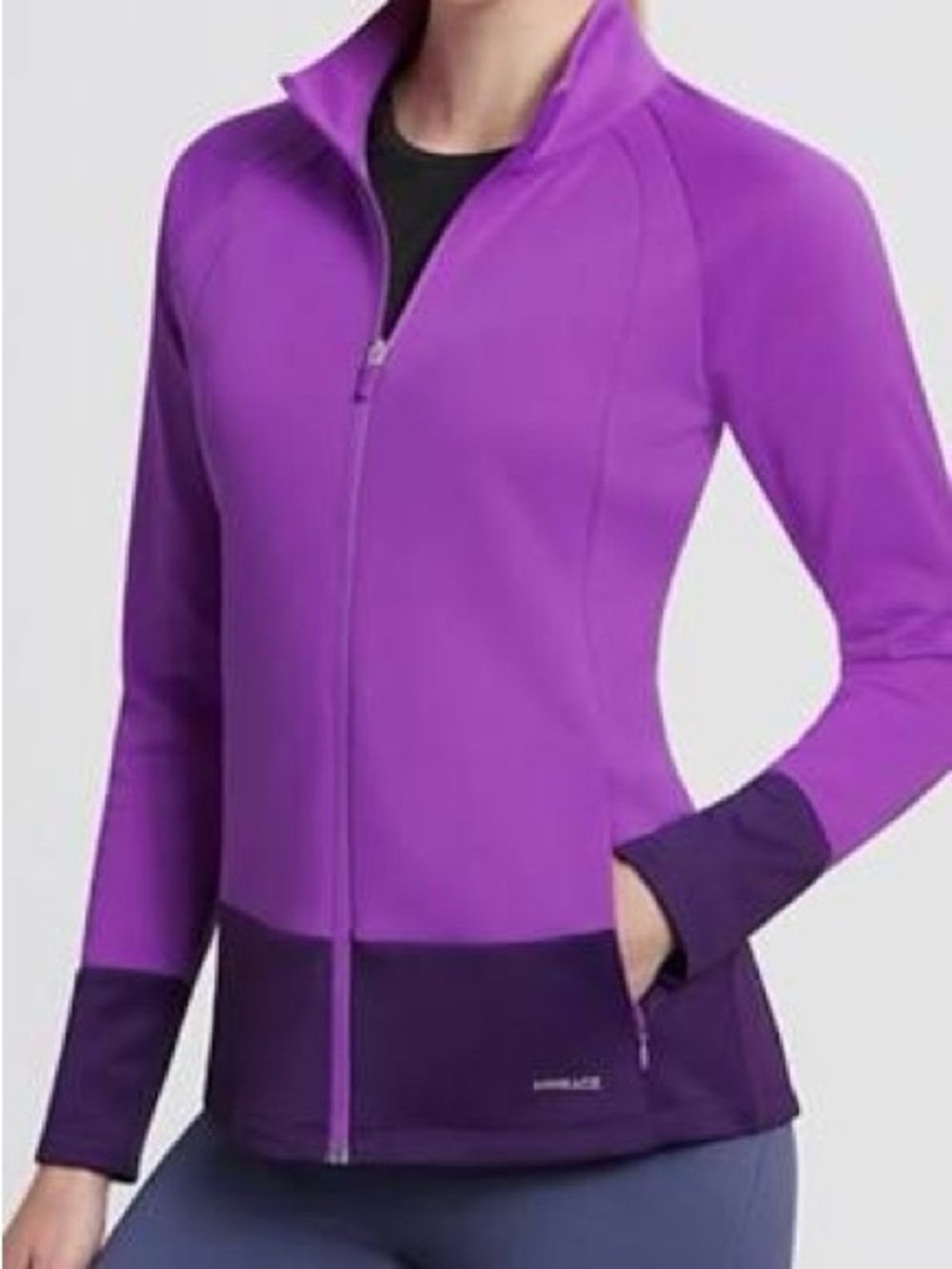 purple Annika by Cutter & Buck golf jacket